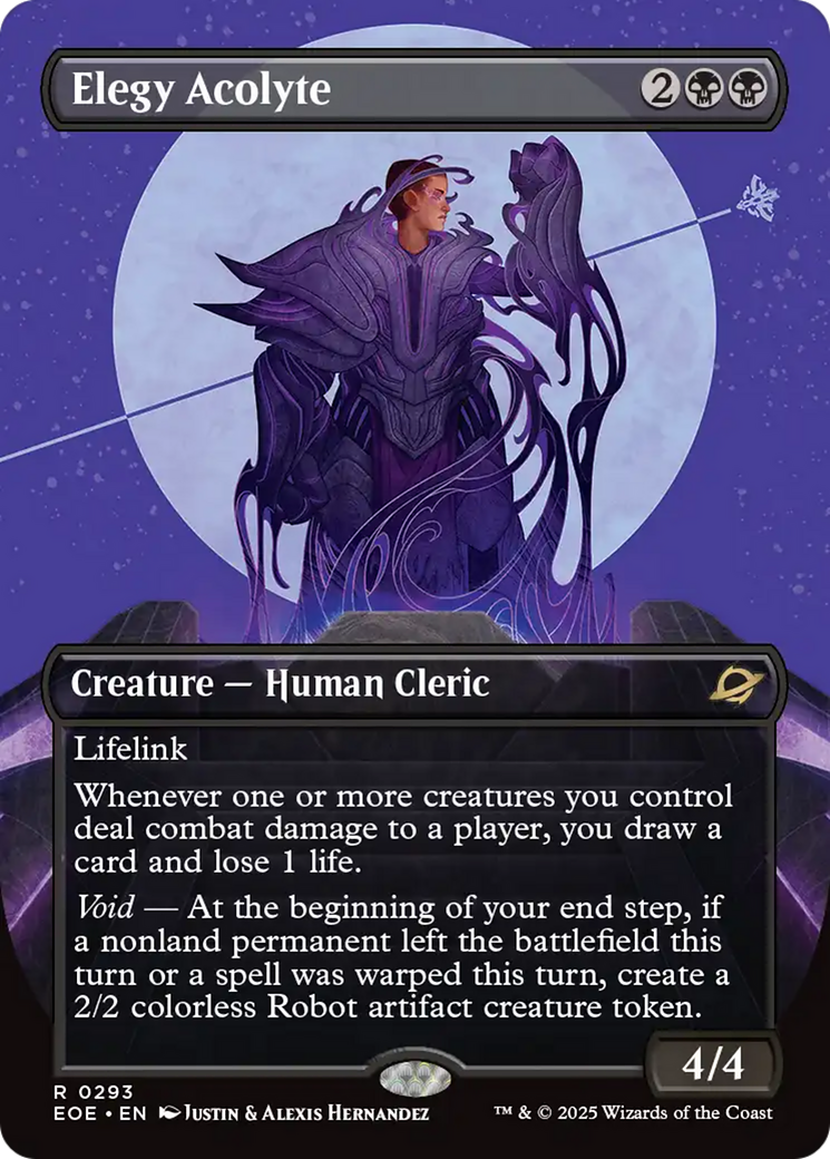 Elegy Acolyte (Borderless) [Edge of Eternities] [Foil]