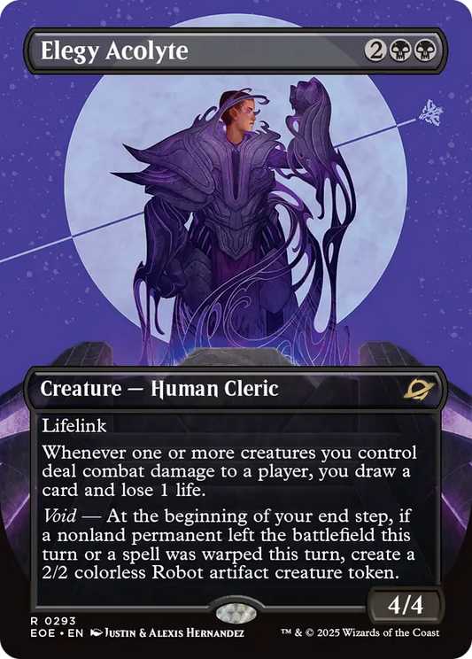 Elegy Acolyte (Borderless) [Edge of Eternities] [Foil]