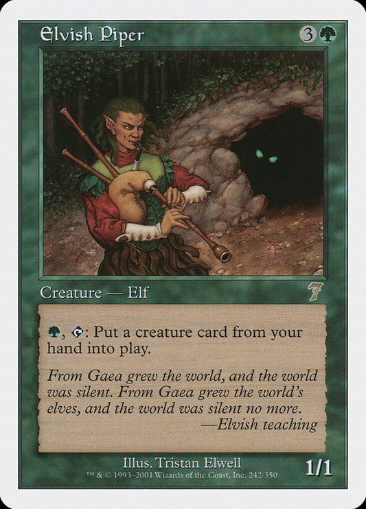 Elvish Piper [Seventh Edition] [Foil]
