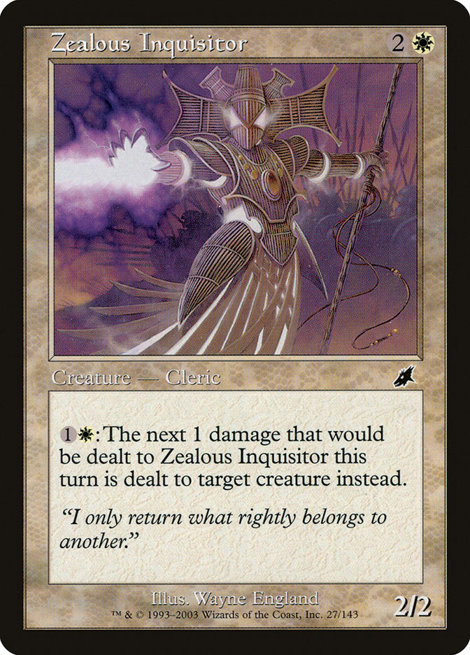 Zealous Inquisitor [Scourge] [Foil]