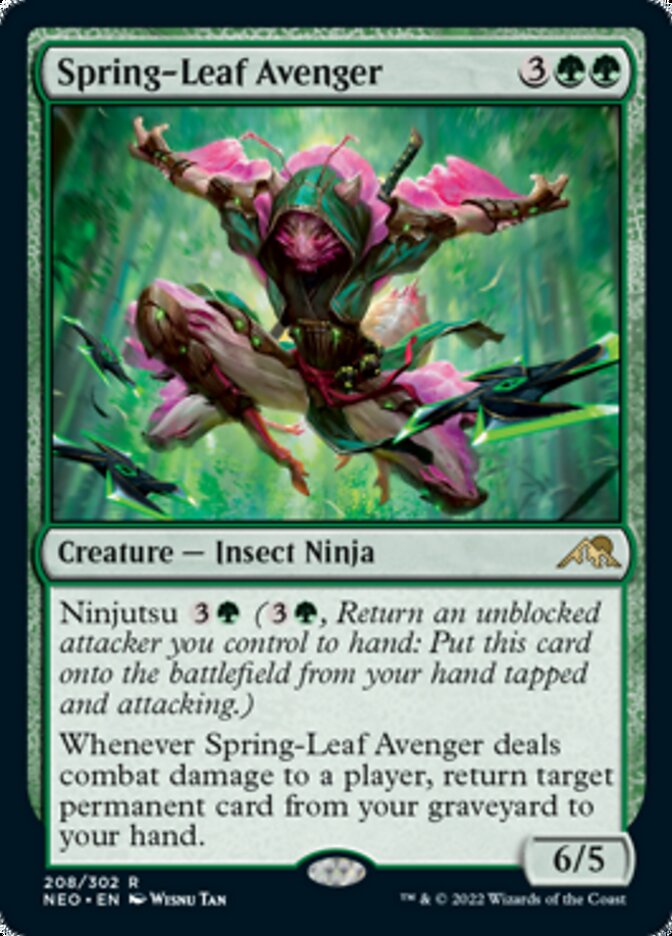 Spring-Leaf Avenger [Kamigawa: Neon Dynasty] [Foil]