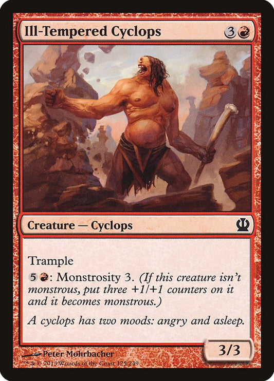 Ill-Tempered Cyclops [Theros] [Foil]