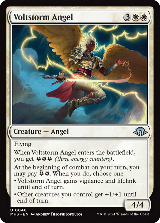 Voltstorm Angel [Modern Horizons 3] [Foil]