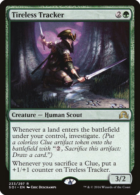Tireless Tracker [Shadows over Innistrad] [Foil]