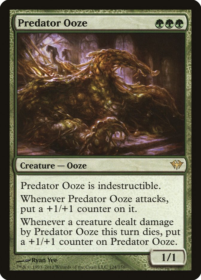 Predator Ooze [Dark Ascension] [Foil]
