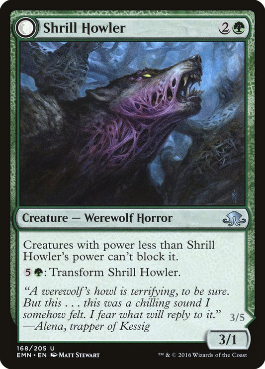 Shrill Howler // Howling Chorus [Eldritch Moon] [Foil]