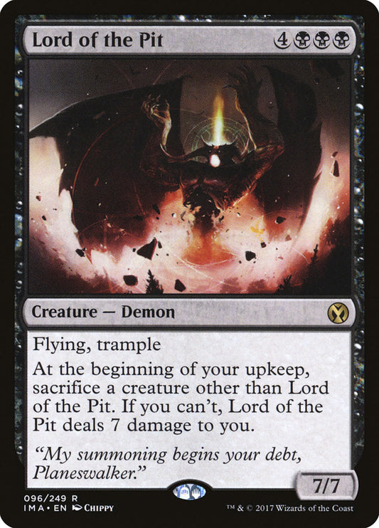 Lord of the Pit [Iconic Masters] [Foil]