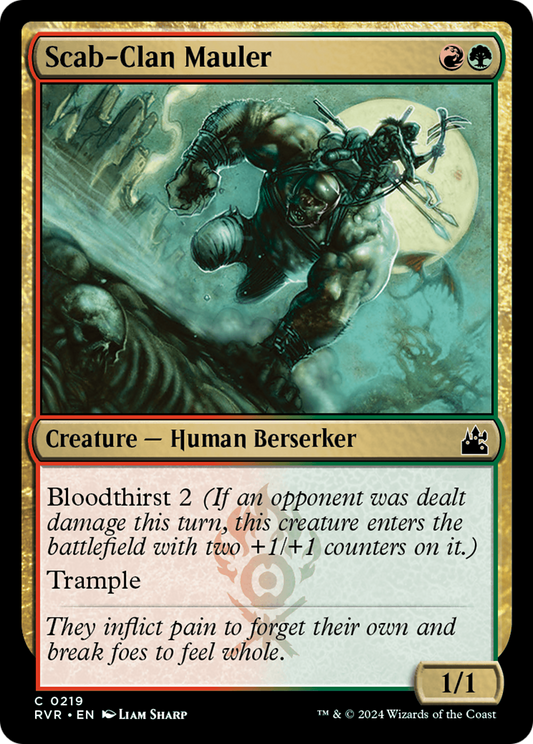 Scab-Clan Mauler [Ravnica Remastered] [Foil]