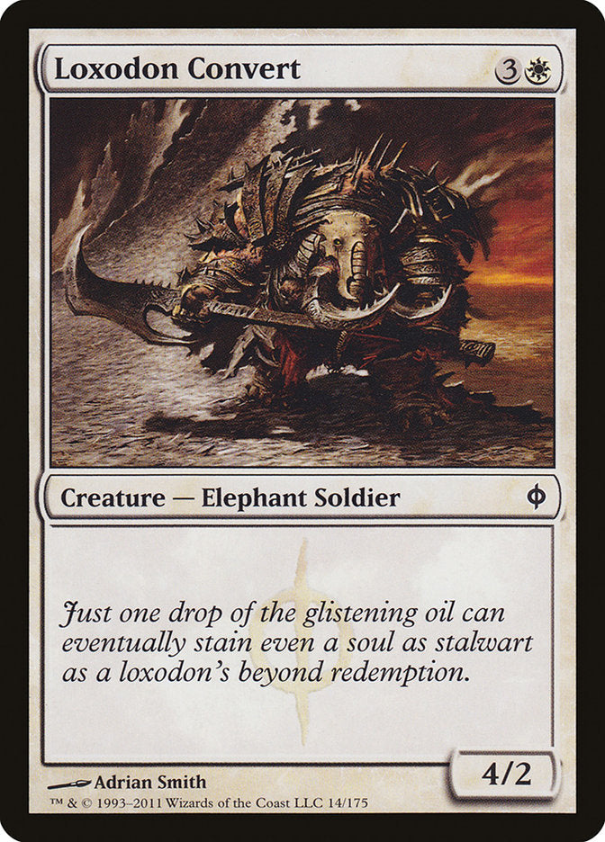 Loxodon Convert [New Phyrexia] [Foil]