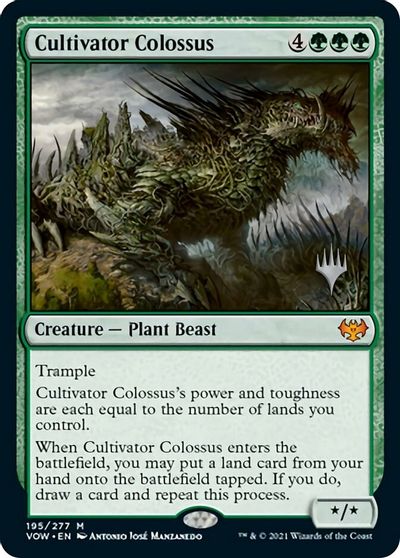 Cultivator Colossus (Promo Pack) [Innistrad: Crimson Vow Promos] [Foil]