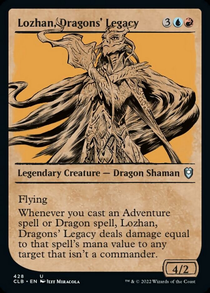 Lozhan, Dragons' Legacy (Showcase) [Commander Legends: Battle for Baldur's Gate] [Foil]