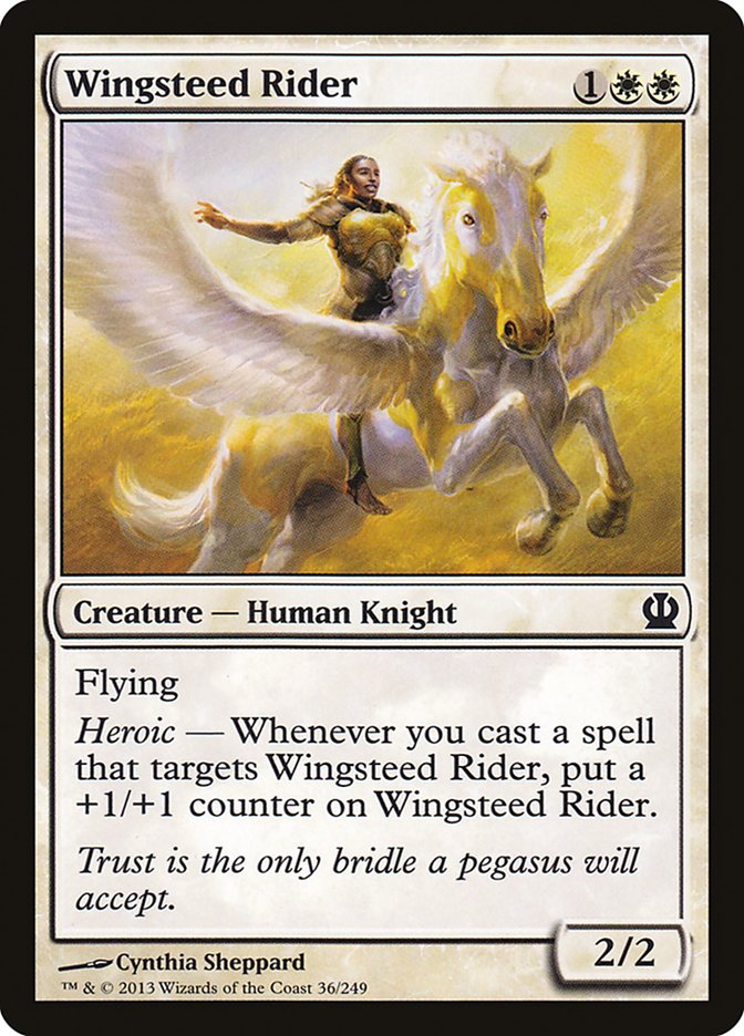 Wingsteed Rider [Theros] [Foil]