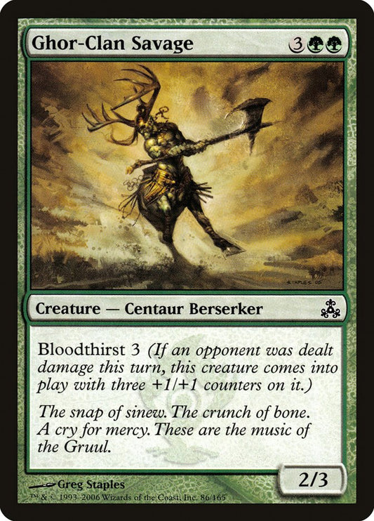 Ghor-Clan Savage [Guildpact] [Foil]