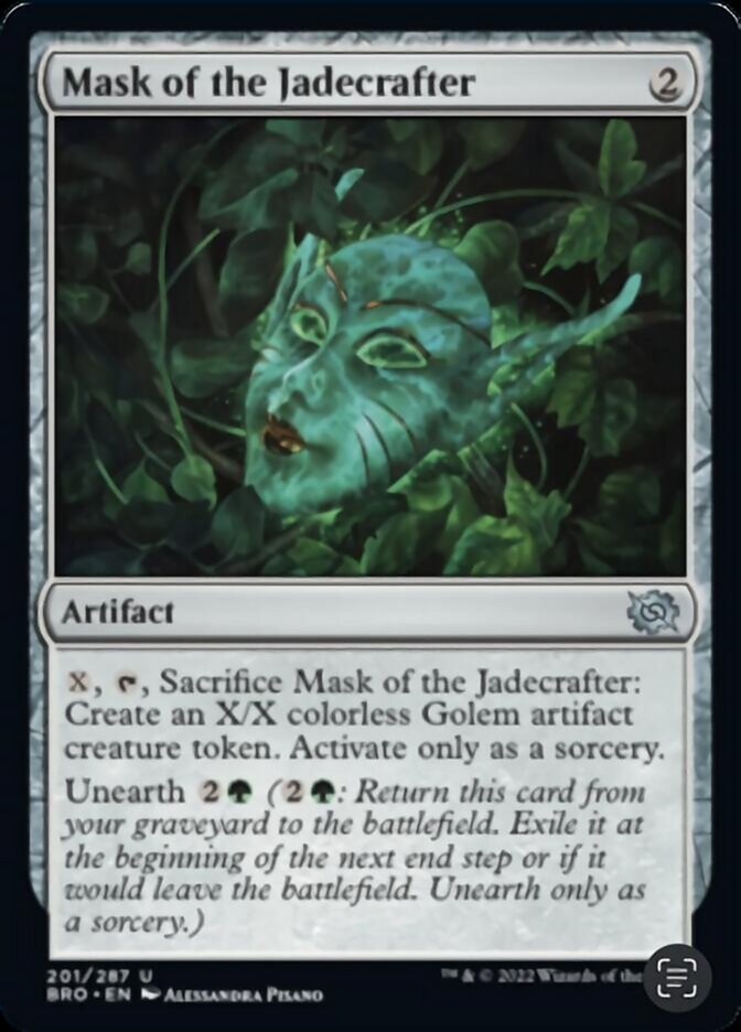 Mask of the Jadecrafter [The Brothers' War] [Foil]