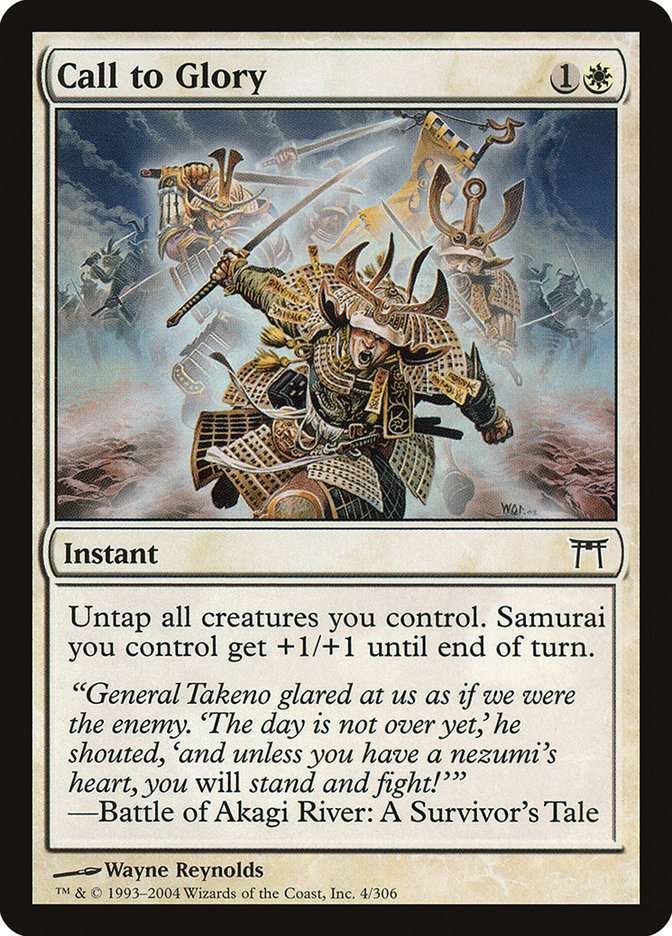 Call to Glory [Champions of Kamigawa] [Foil]