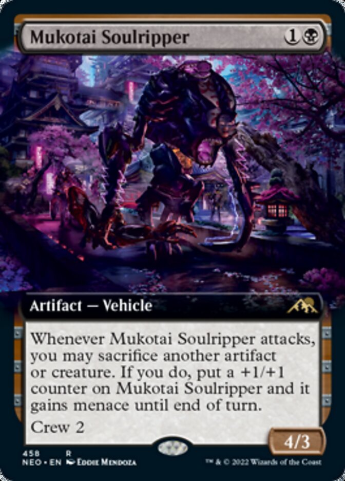 Mukotai Soulripper (Extended Art) [Kamigawa: Neon Dynasty] [Foil]