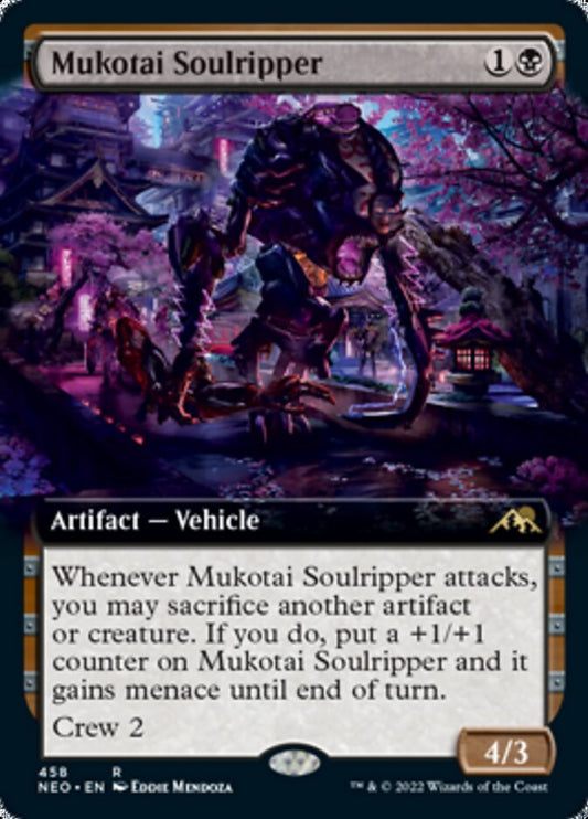 Mukotai Soulripper (Extended Art) [Kamigawa: Neon Dynasty] [Foil]