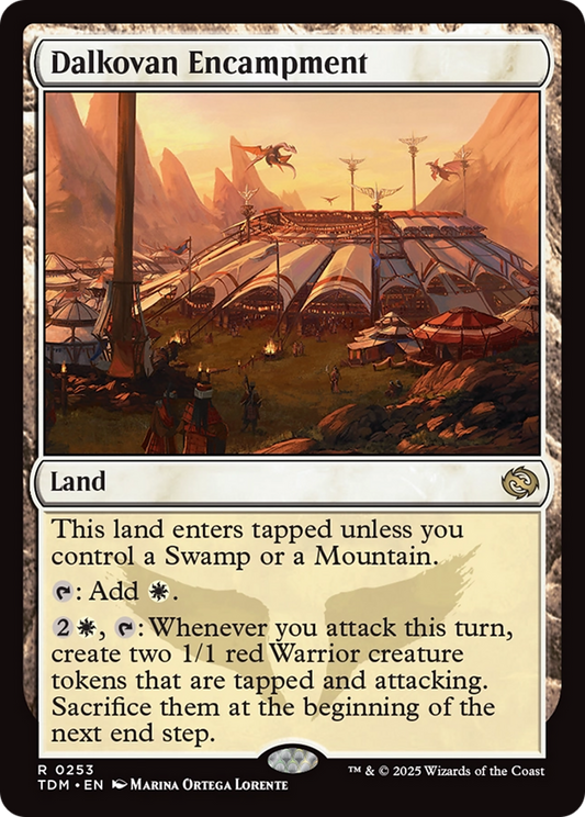 Dalkovan Encampment [Tarkir: Dragonstorm] [Foil]