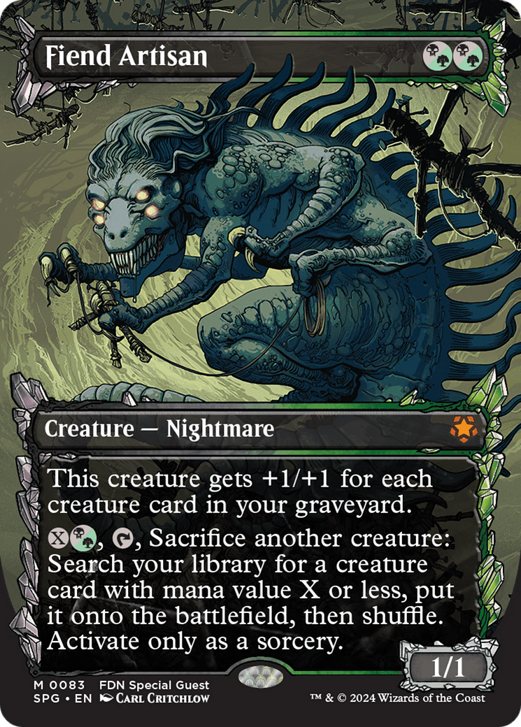 Fiend Artisan (Showcase) [Foundations Special Guests] [Foil]