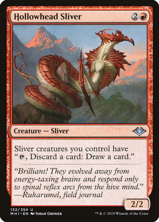 Hollowhead Sliver [Modern Horizons] [Foil]