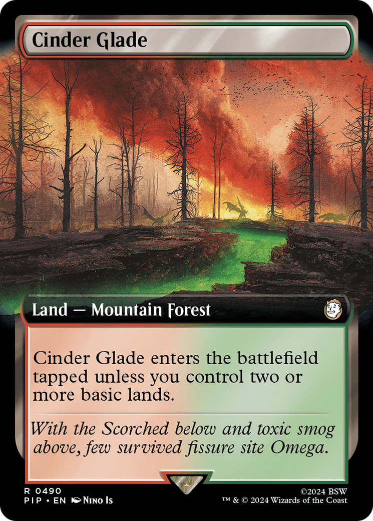 Cinder Glade (Extended Art) [Fallout] [Foil]