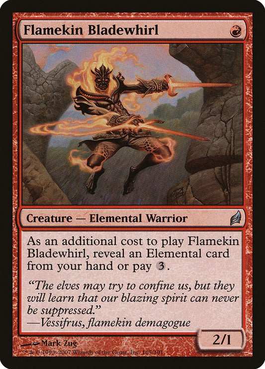 Flamekin Bladewhirl [Lorwyn] [Foil]