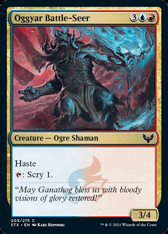 Oggyar Battle-Seer [Strixhaven: School of Mages] [Foil]