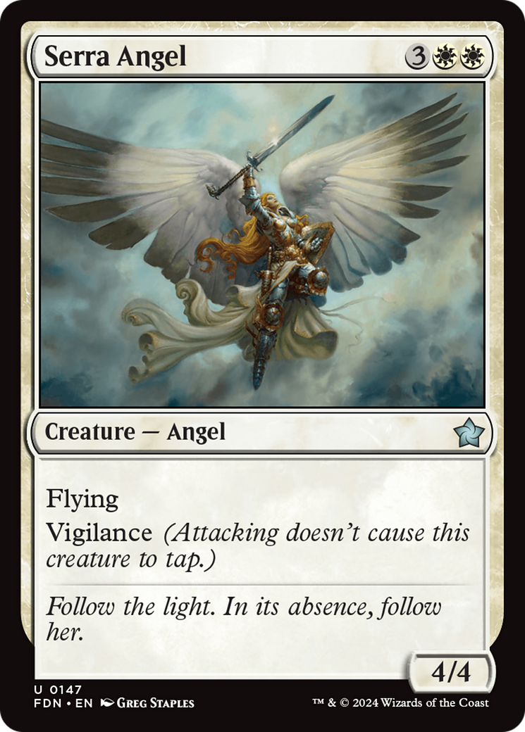 Serra Angel [Foundations] [Foil]