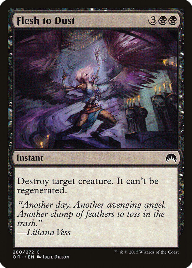 Flesh to Dust [Magic Origins] [Foil]