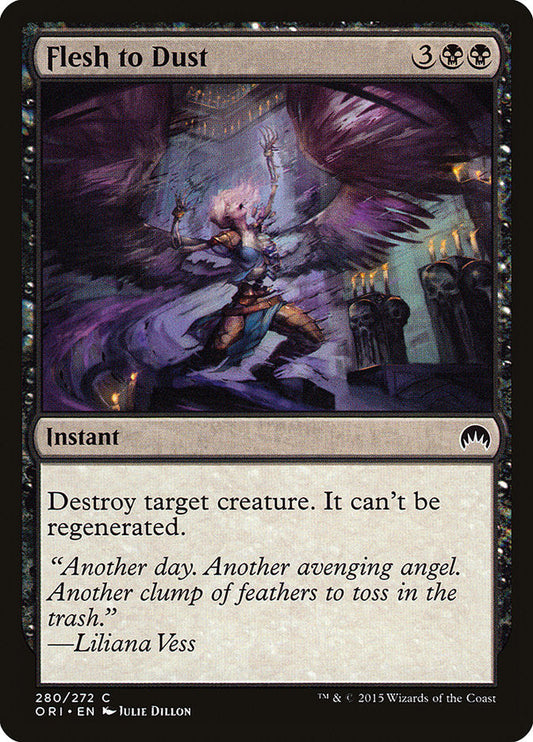 Flesh to Dust [Magic Origins] [Foil]