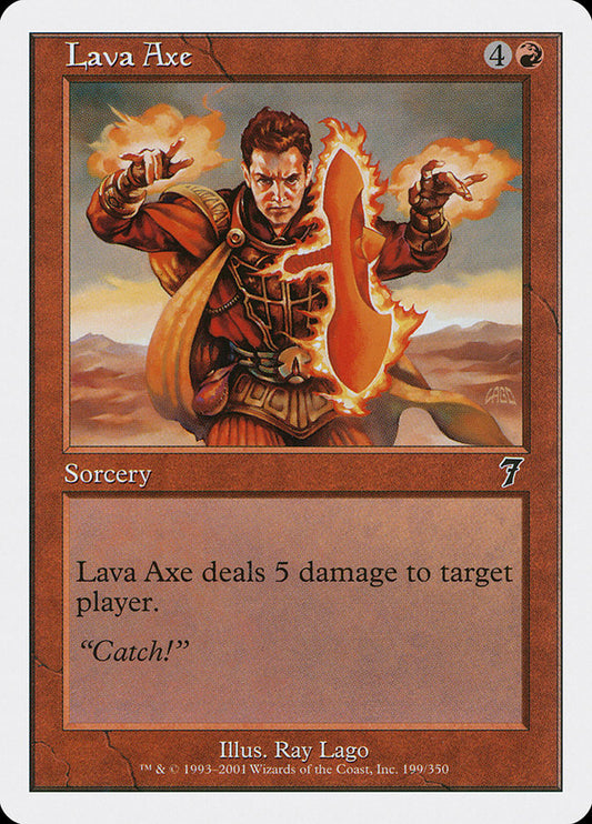 Lava Axe [Seventh Edition] [Foil]