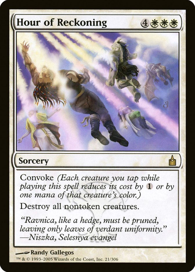 Hour of Reckoning [Ravnica: City of Guilds] [Foil]
