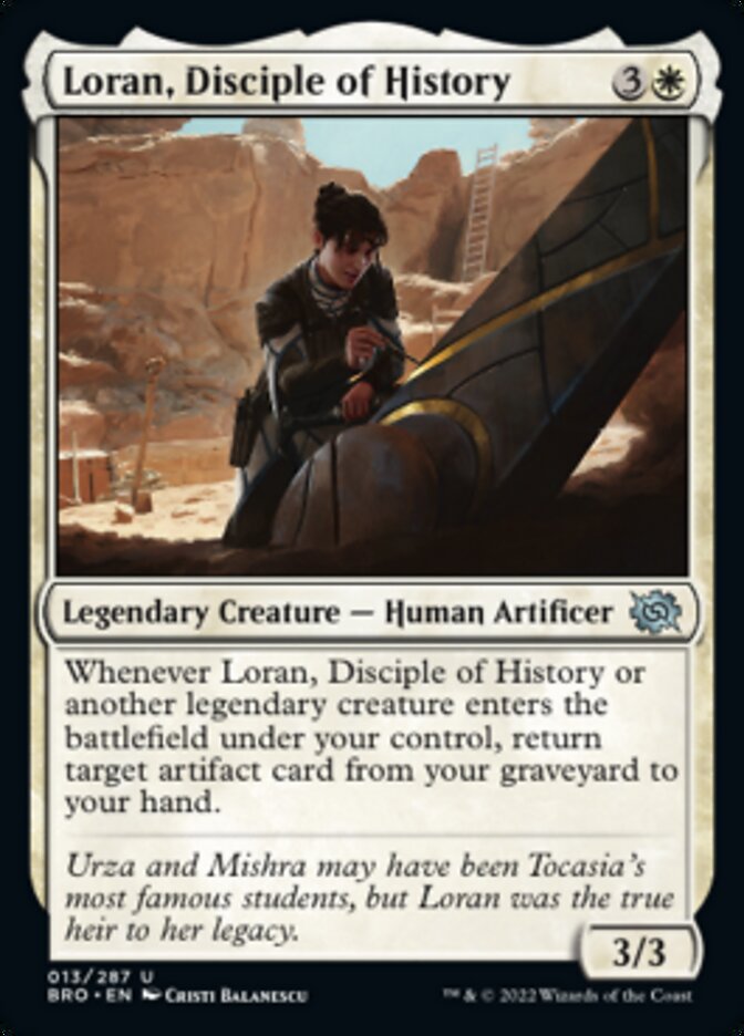 Loran, Disciple of History [The Brothers' War] [Foil]