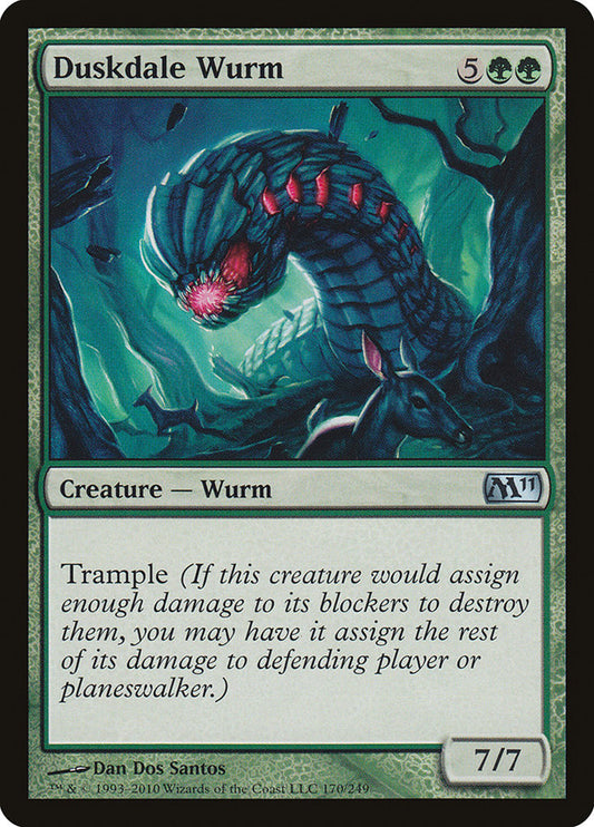 Duskdale Wurm [Core Set 2011] [Foil]