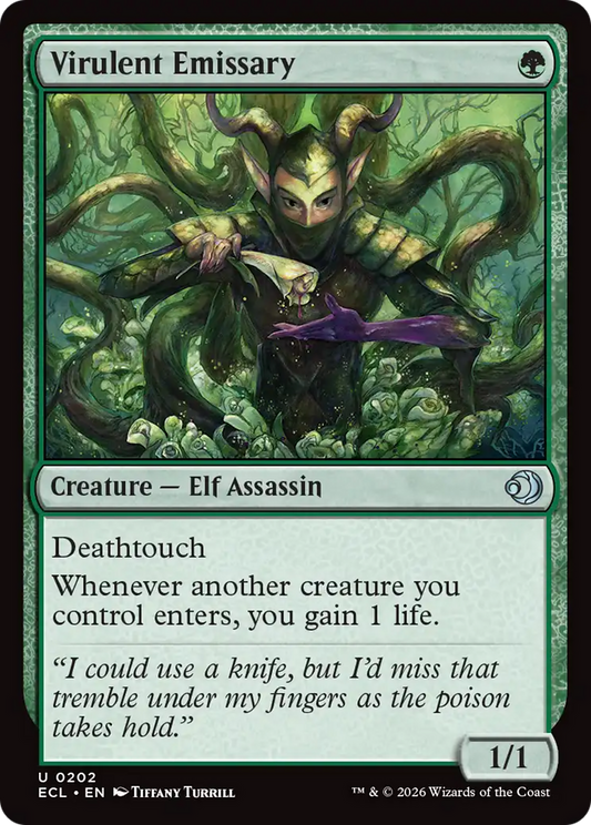Virulent Emissary [Lorwyn Eclipsed] [Foil]