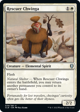 Rescuer Chwinga [Commander Legends: Battle for Baldur's Gate] [Foil]