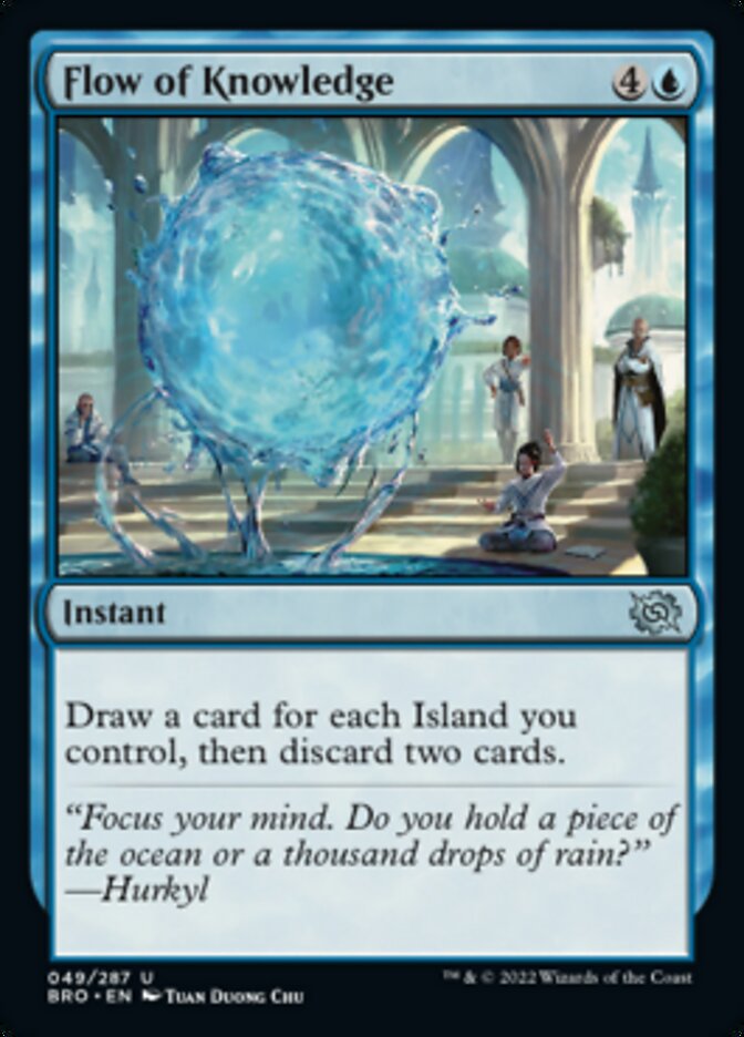 Flow of Knowledge [The Brothers' War] [Foil]