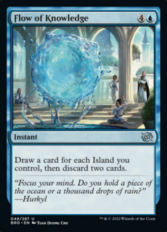 Flow of Knowledge [The Brothers' War] [Foil]