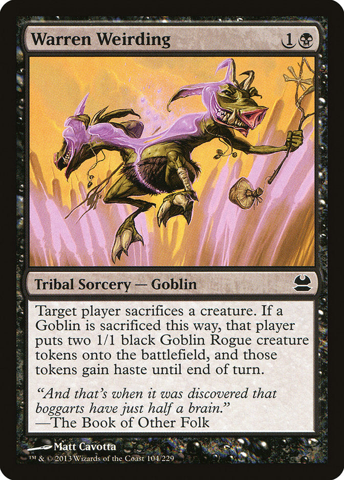 Warren Weirding [Modern Masters] [Foil]