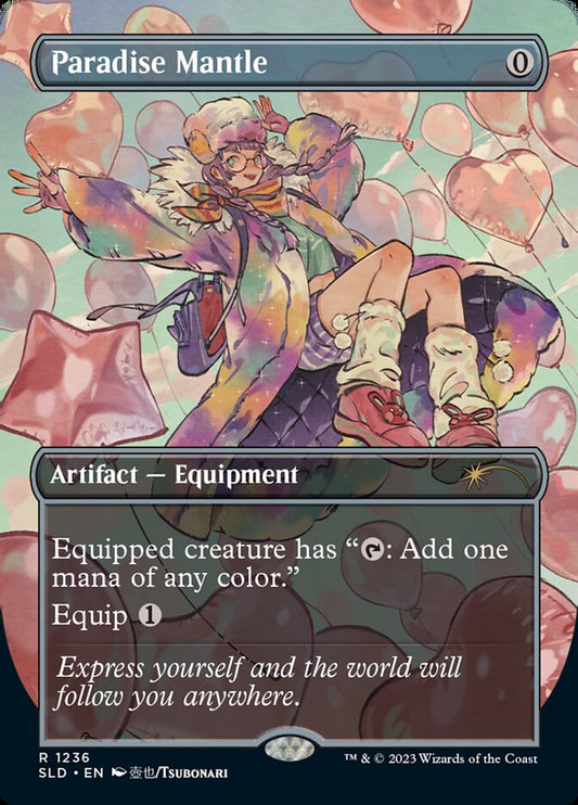 Paradise Mantle (Borderless) [Secret Lair Drop Series] [Foil]