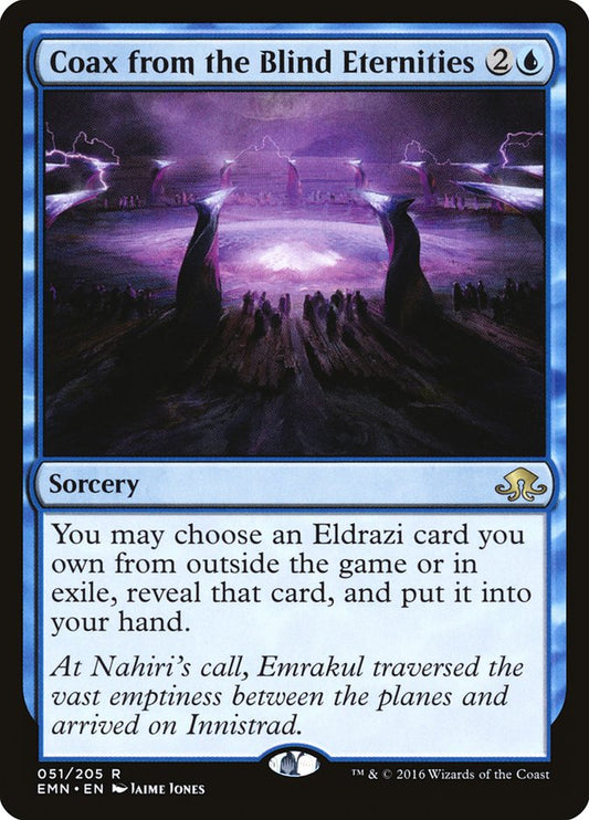 Coax from the Blind Eternities [Eldritch Moon] [Foil]