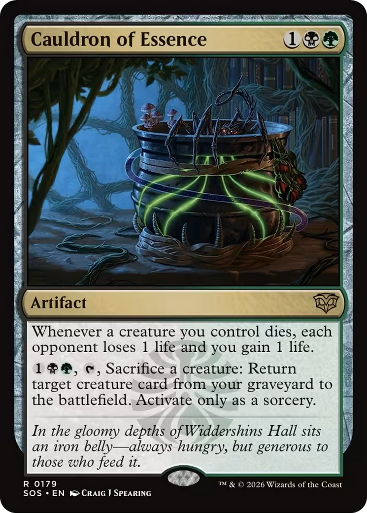 Cauldron of Essence [Secrets of Strixhaven] [Foil]