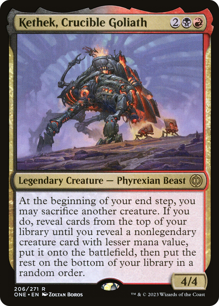 Kethek, Crucible Goliath [Phyrexia: All Will Be One] [Foil]