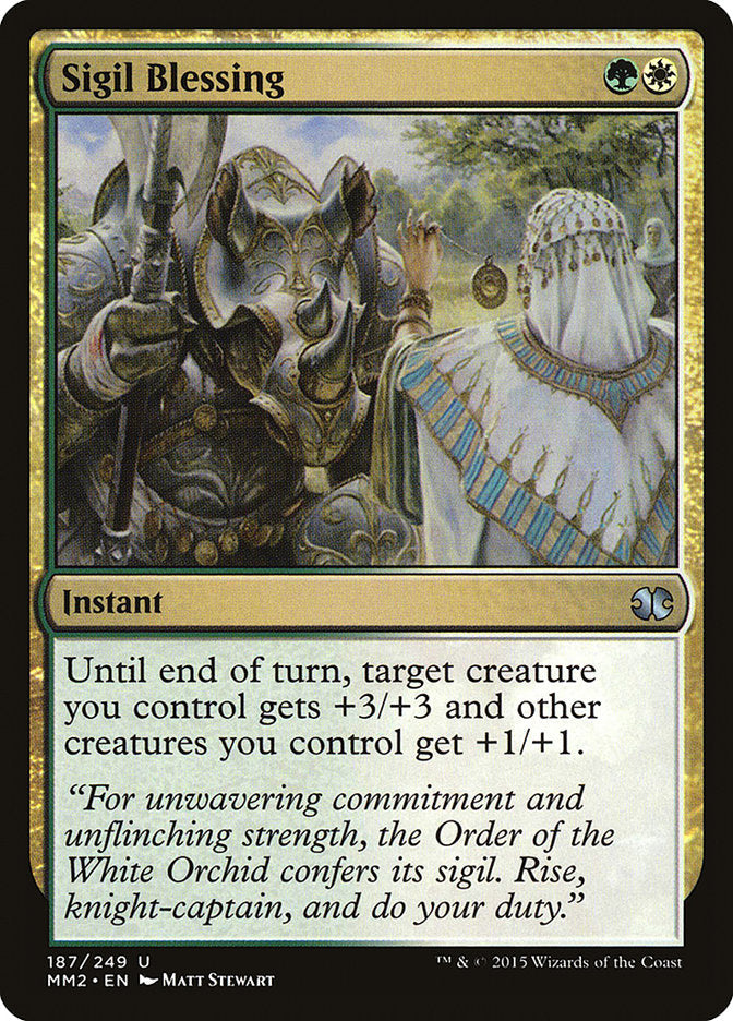 Sigil Blessing [Modern Masters 2015] [Foil]