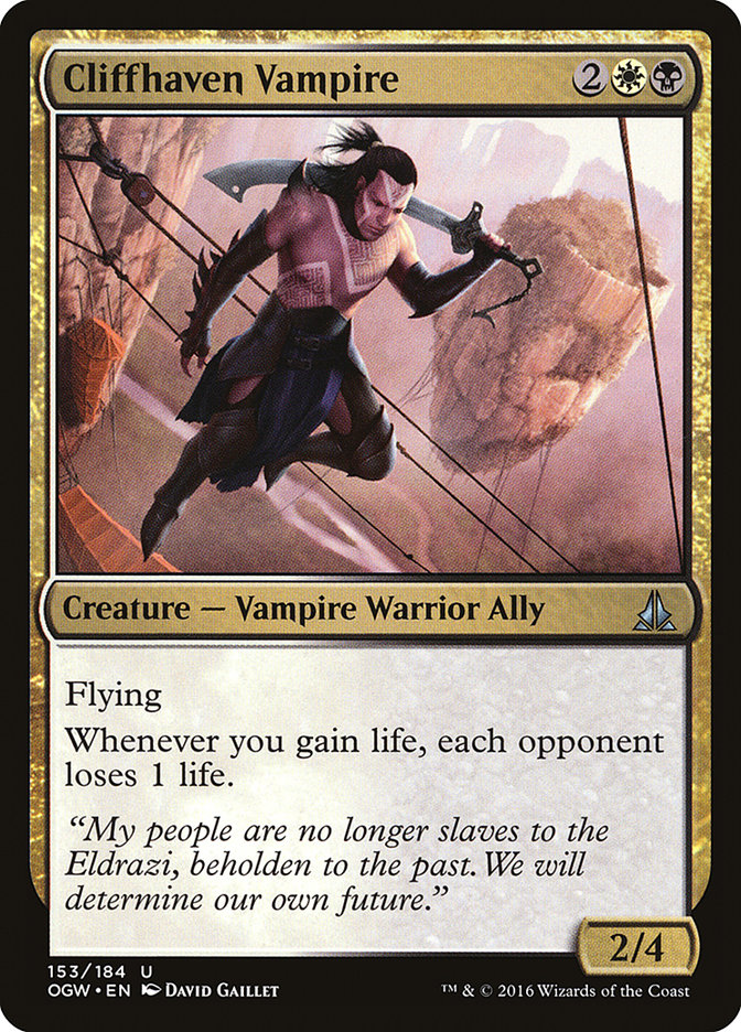 Cliffhaven Vampire [Oath of the Gatewatch] [Foil]
