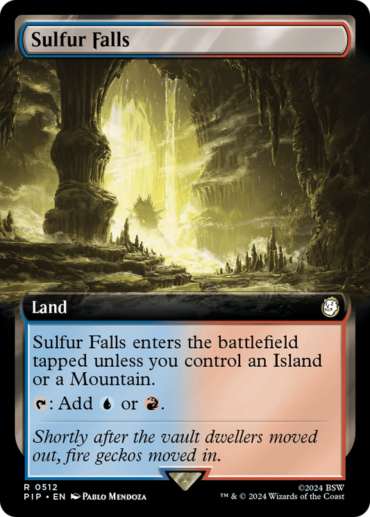 Sulfur Falls (Extended Art) [Fallout] [Foil]