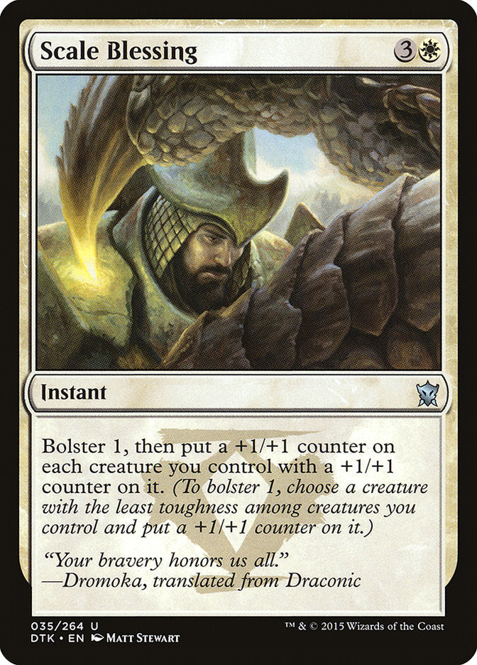 Scale Blessing [Dragons of Tarkir] [Foil]