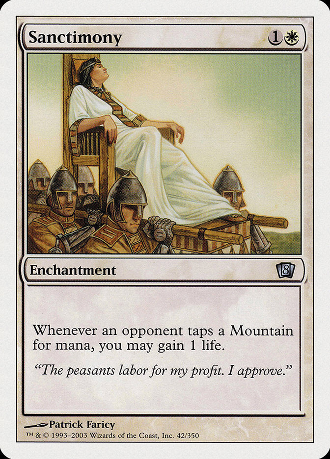 Sanctimony [Eighth Edition] [Foil]