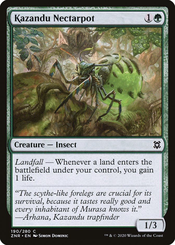 Kazandu Nectarpot [Zendikar Rising] [Foil]