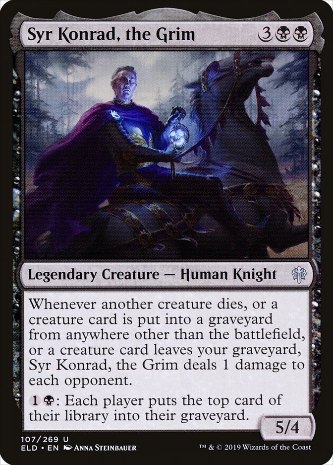 Syr Konrad, the Grim [Throne of Eldraine] [Foil]